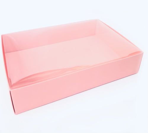 Medium Pink Box w/ Clear Top