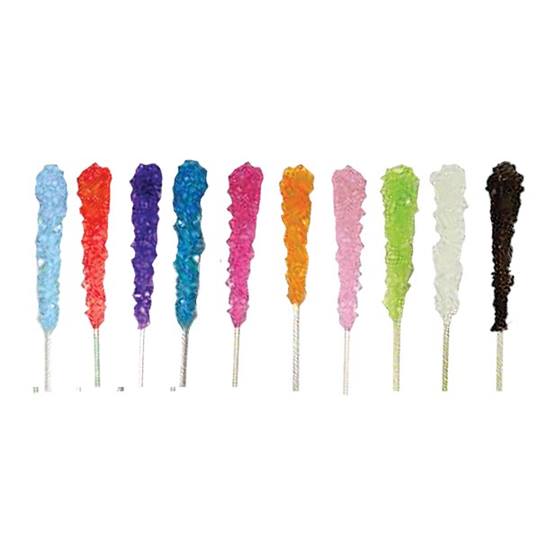 Rock Candy Sticks Assorted - 18 Count Pack