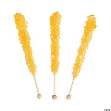 Rock Candy Sticks Gold - 18 Count Pack