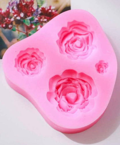 Flower Design Chocolate Silicone Mold - 1pc