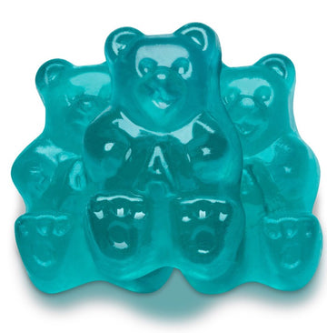 Light Blue Watermelon Gummy Bears - 5LB