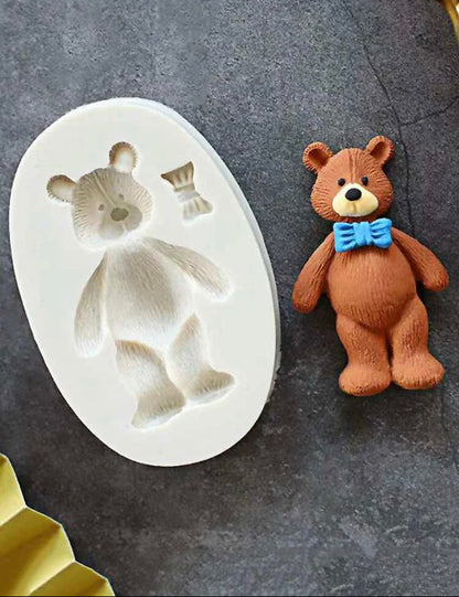 Bear Shaped Silicone Mold - 1pc