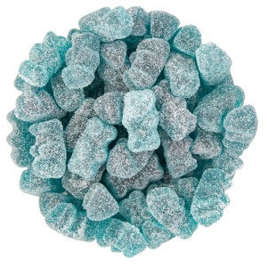 Sour Blue Raspberry Gummy Bears - 3.3LBS