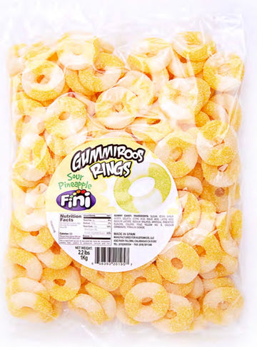 Sour Pineapple Rings - 2.2LB