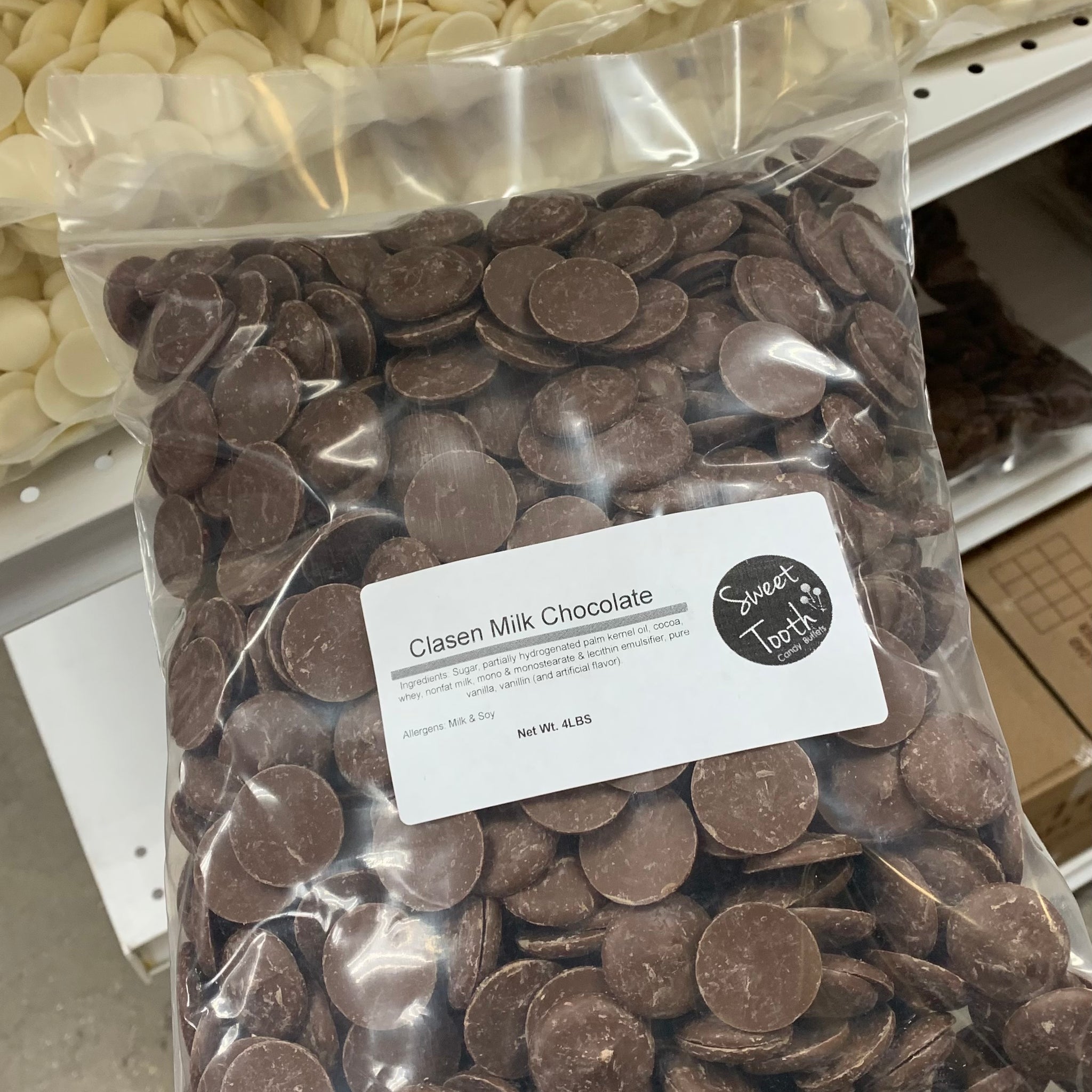 Alpine Clasen Milk Chocolate Melts - 4LBS